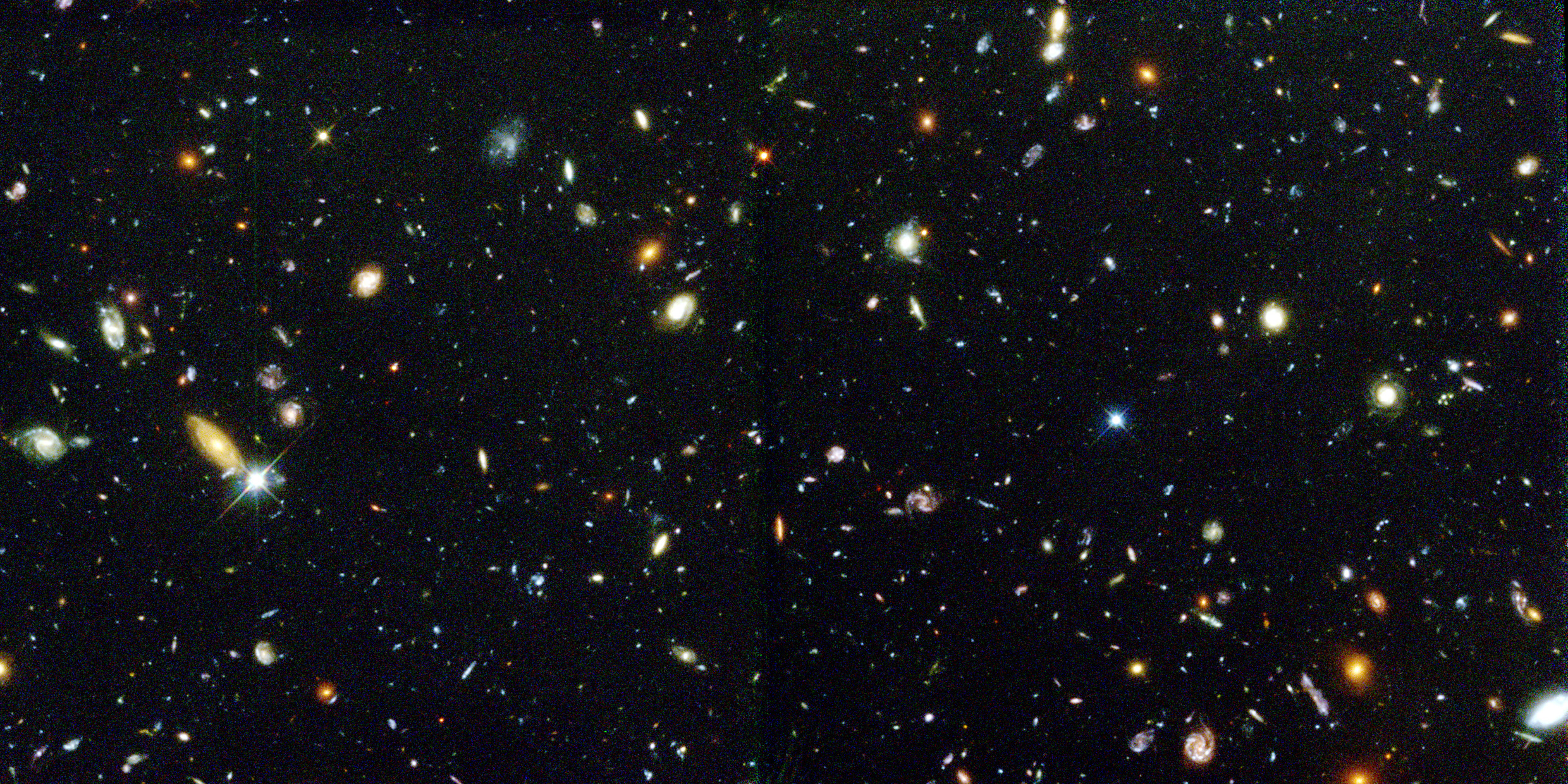 Image of many galaxies
