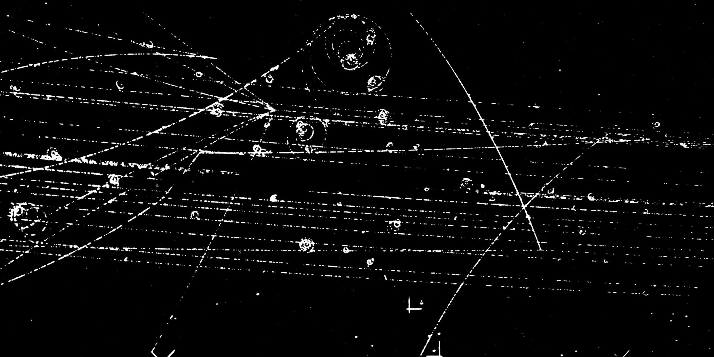 Image of antiproton-proton collision