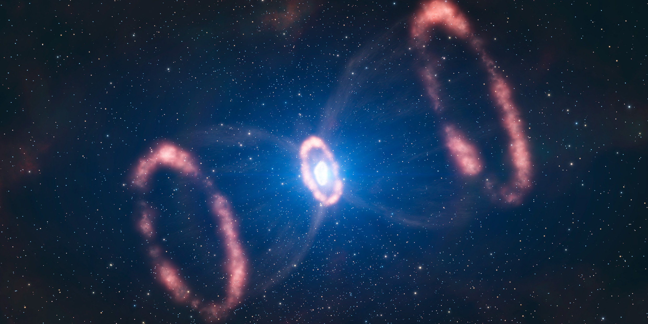 Artist's impression of SN 1987A