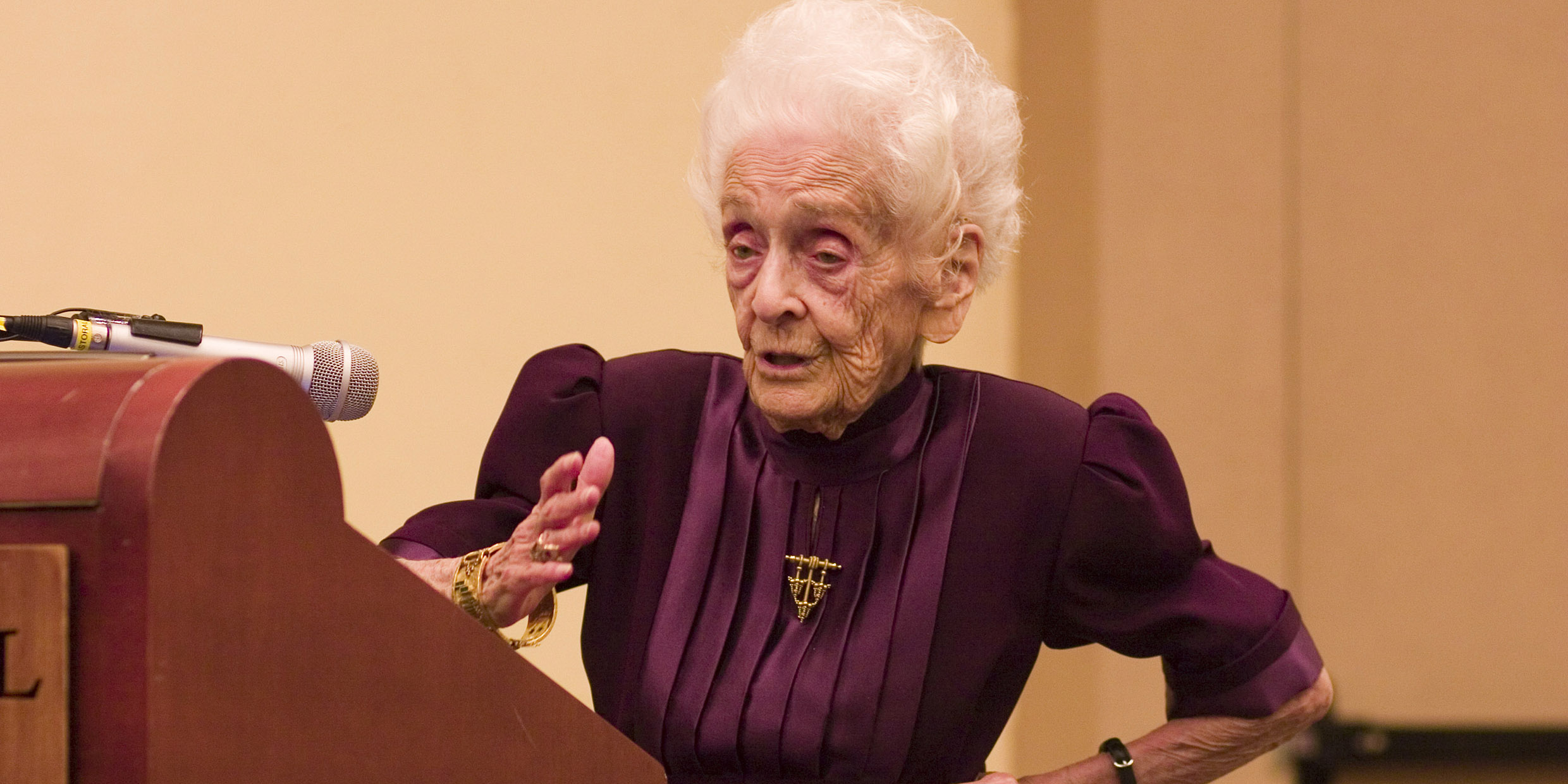 Image of Rita Levi-Montalcini in 2008