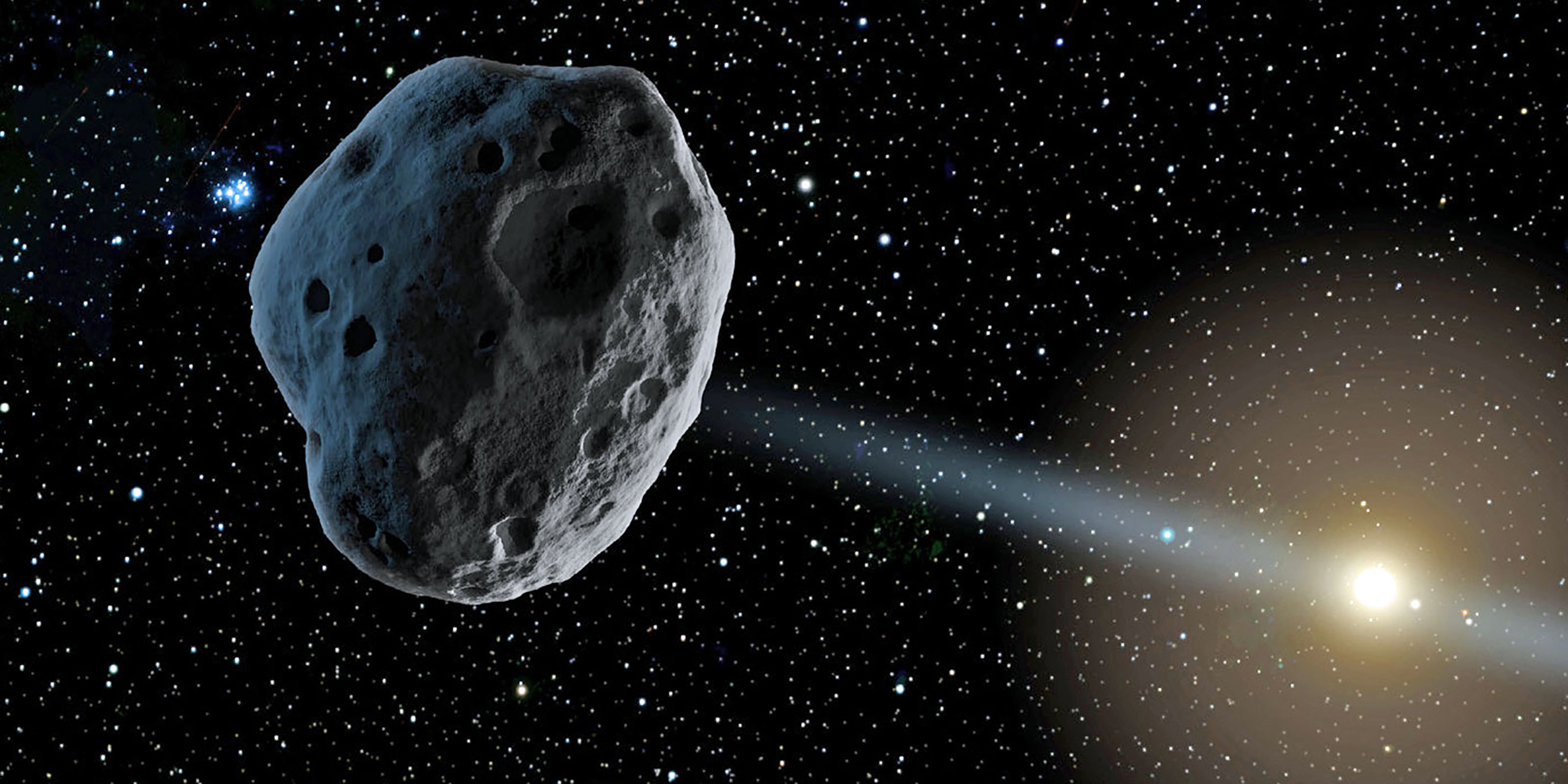 Artist's impression of asteroid