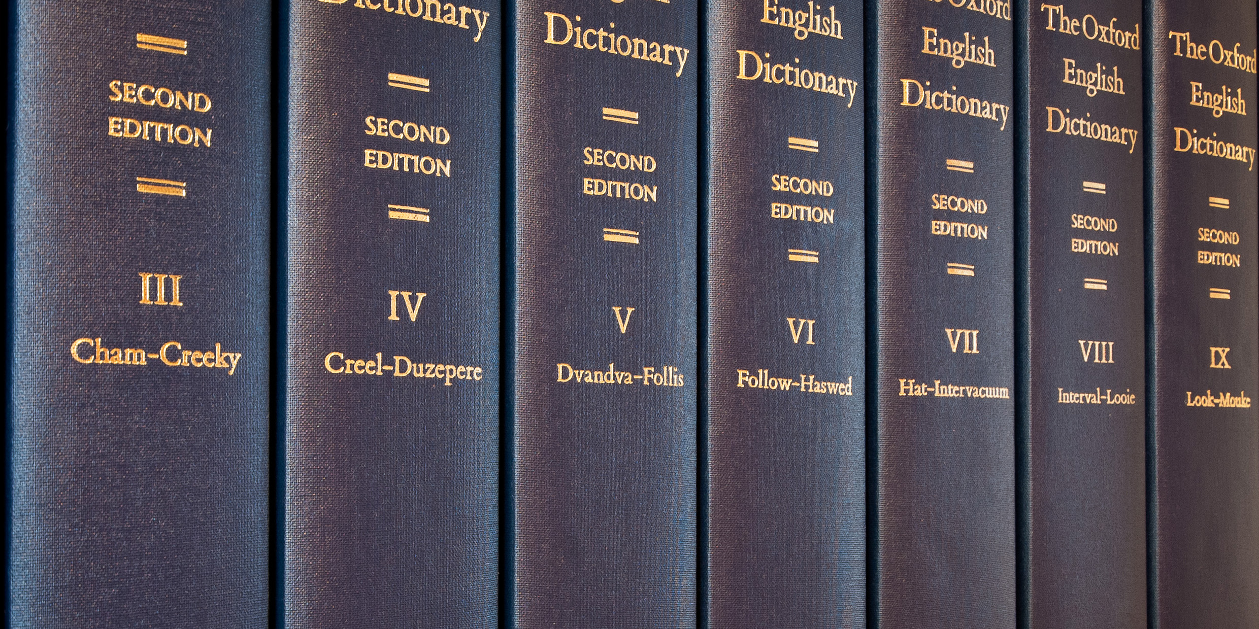Image of dictionary volumes