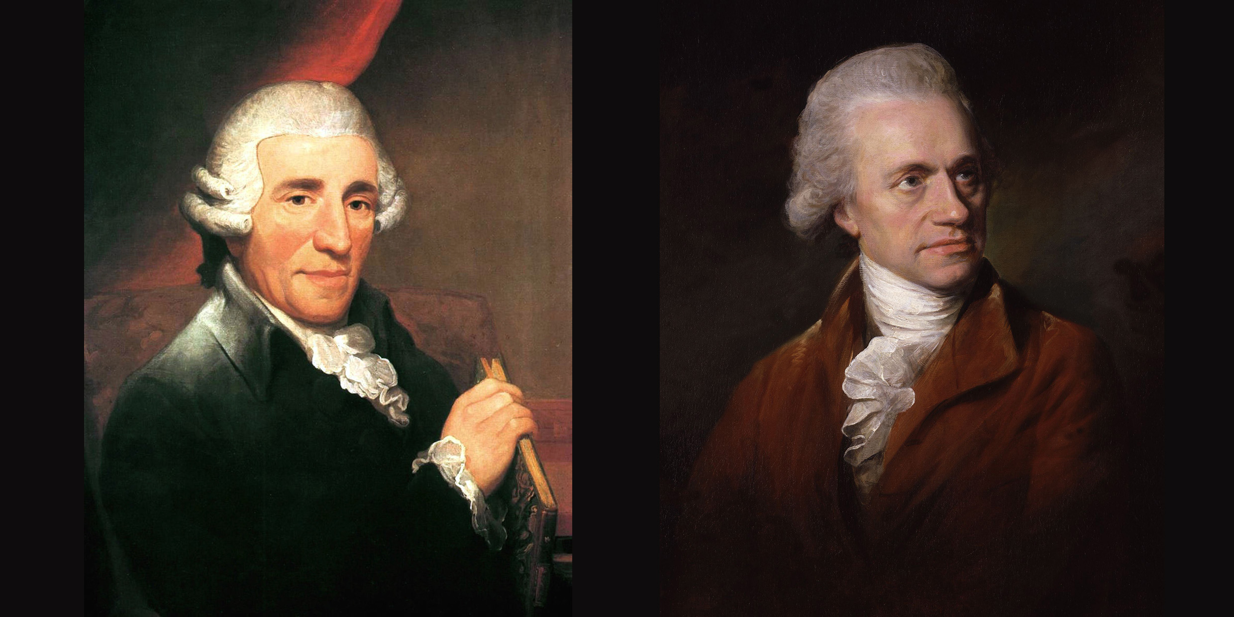 Portraits of Haydn and Herschel