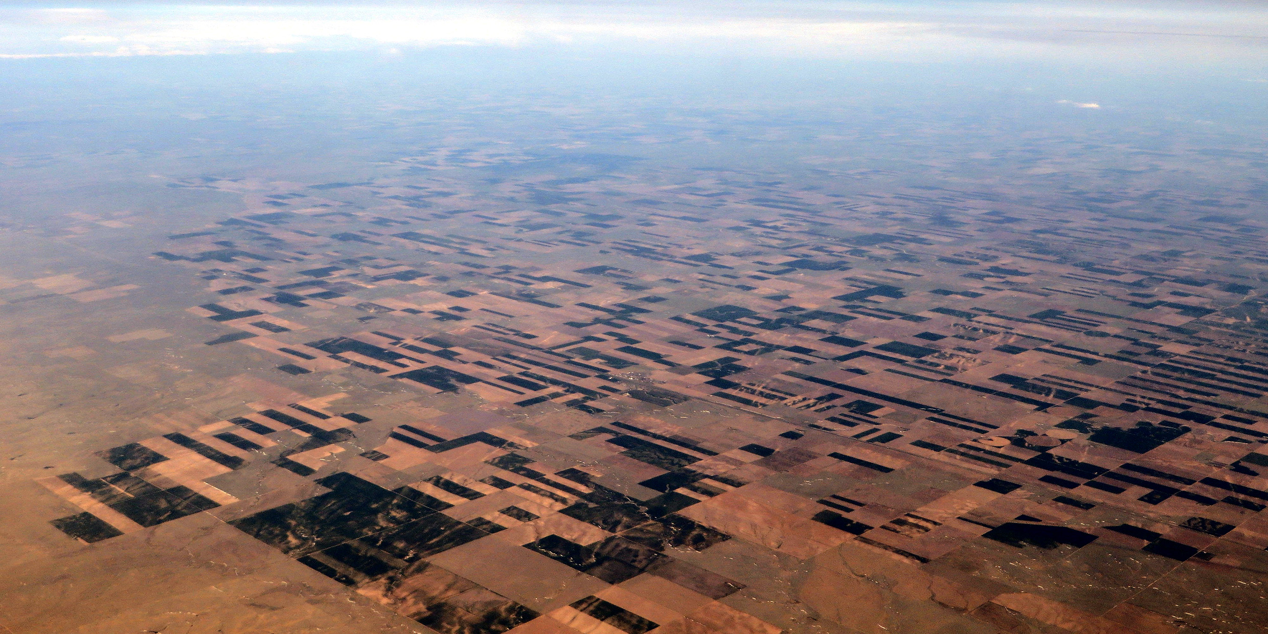Aerial image of Great Plains