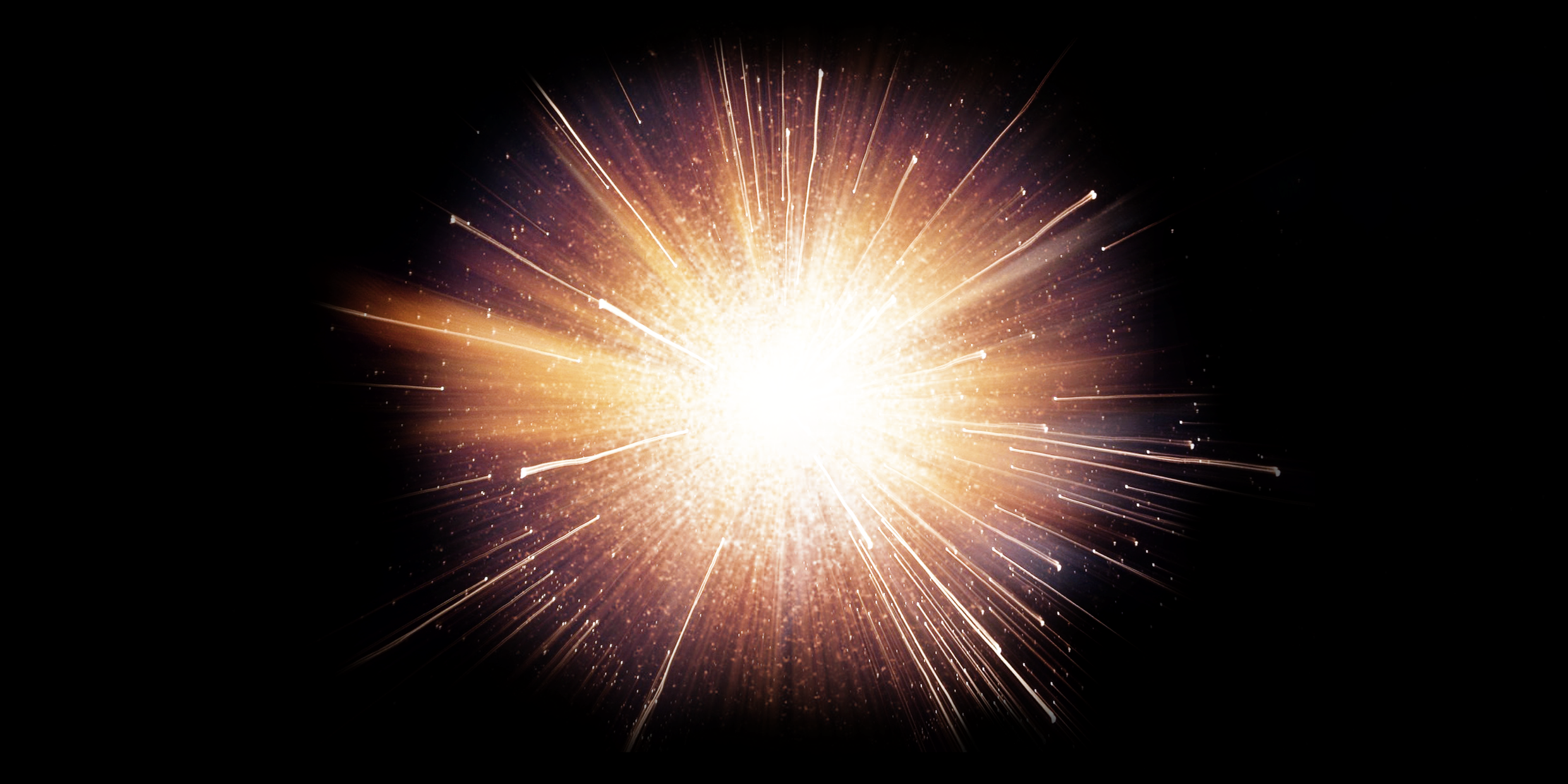 Artistic interpretation of an exploding light