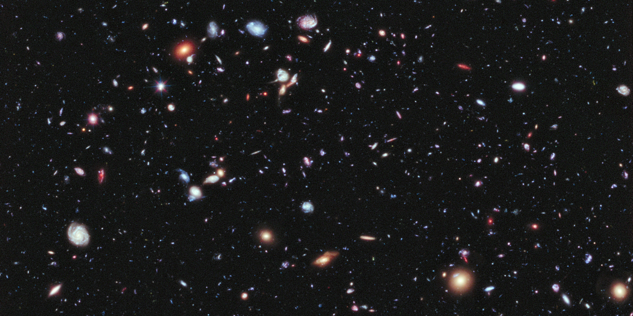 Image of thousands of galaxies in space
