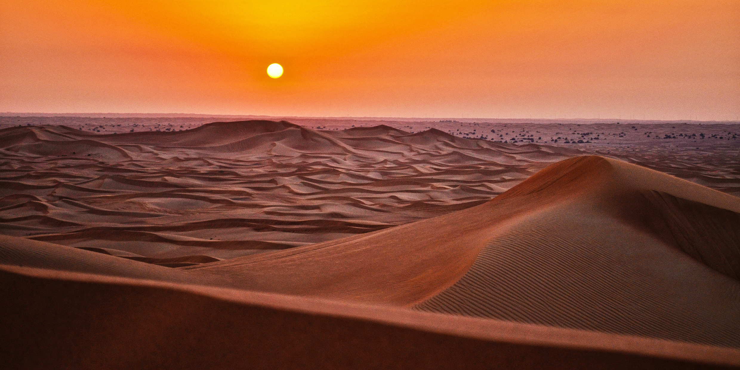 Image of a vast desert