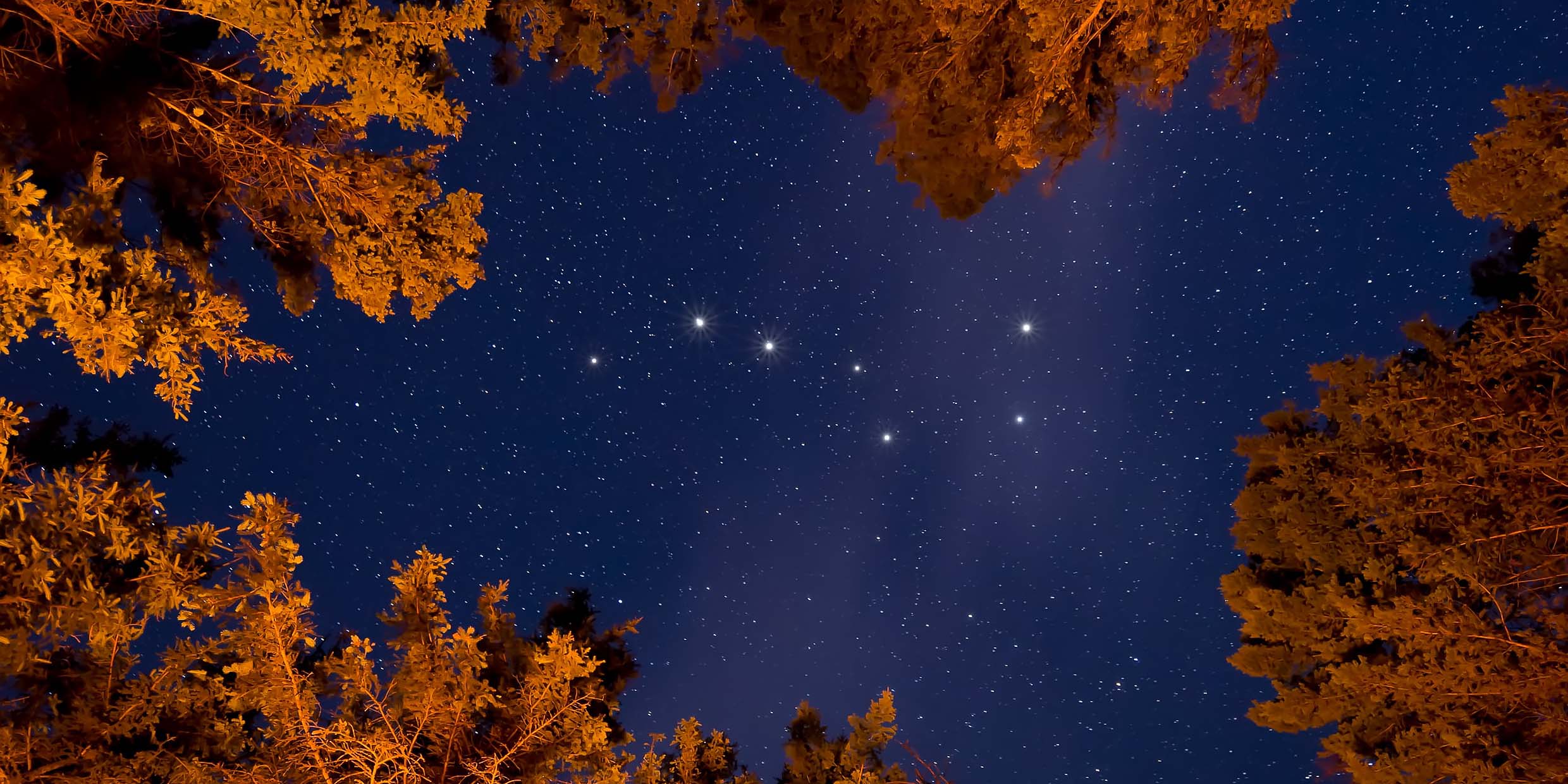 Image of the Big Dipper in the night sky