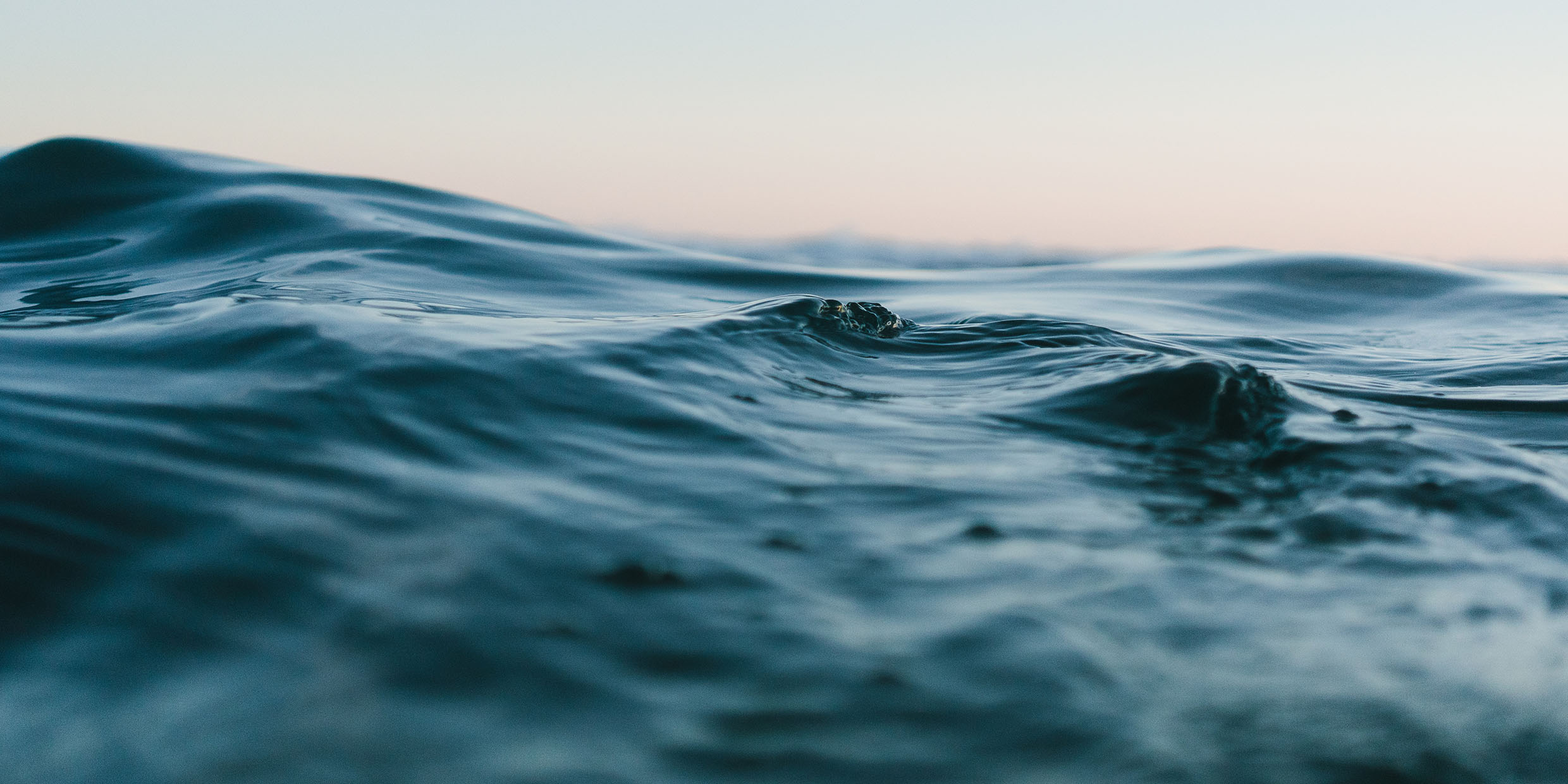 Image of the watery surface of a churning ocean