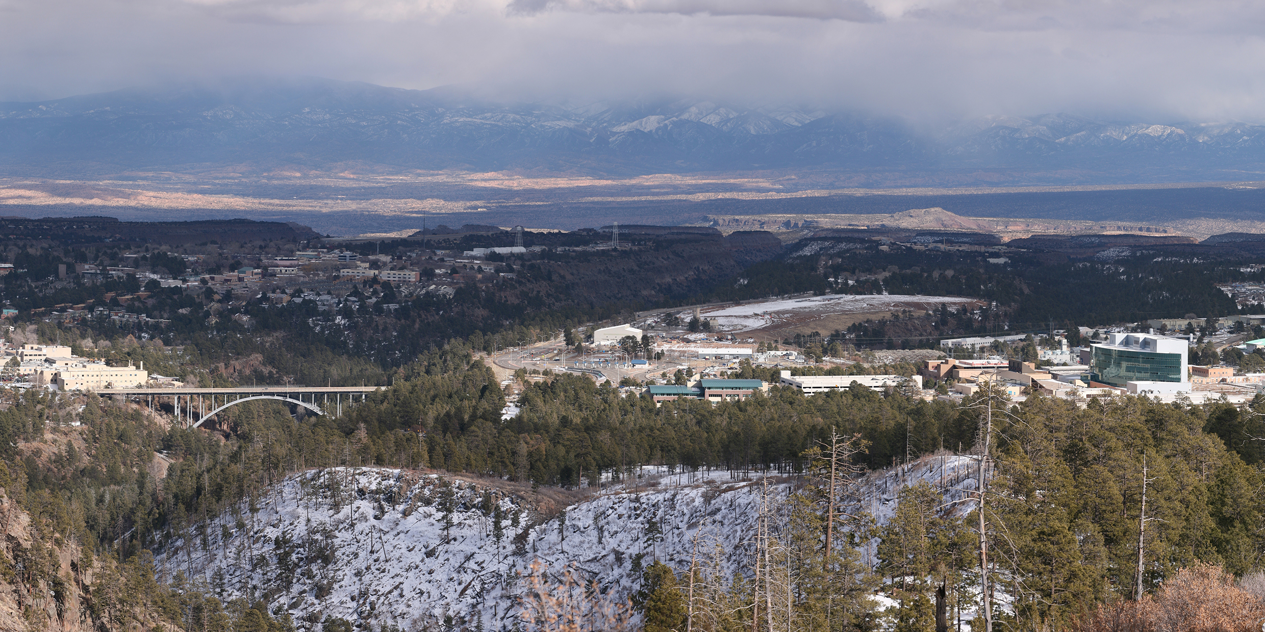 Image of Los Alamos from above