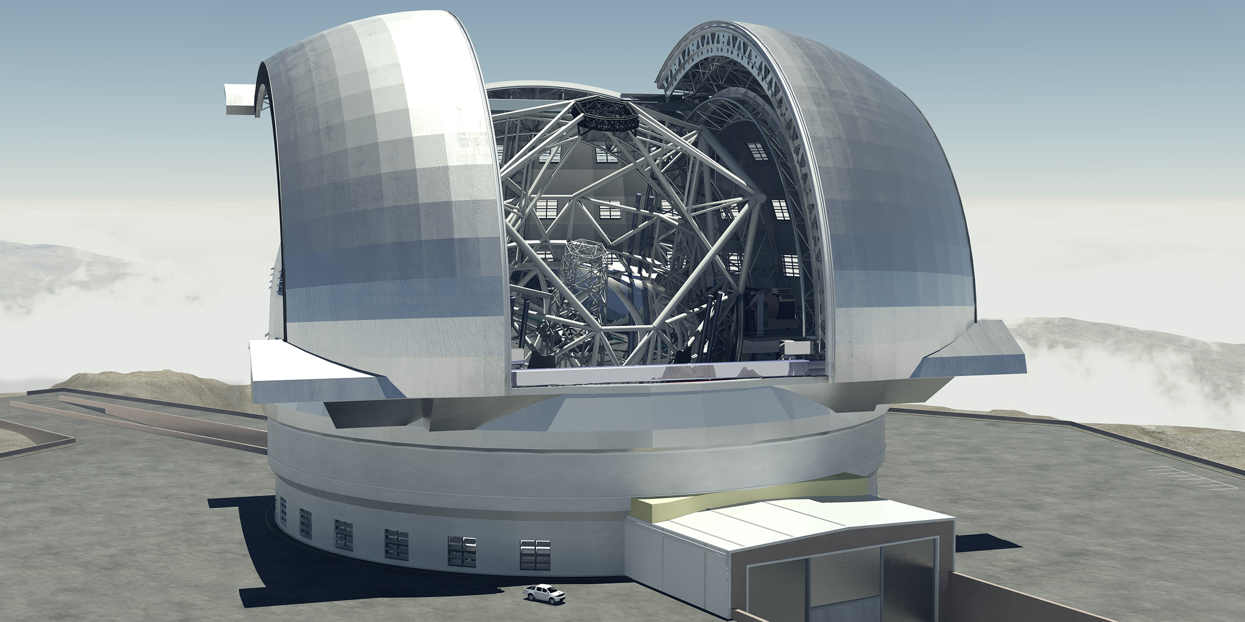 Artist's rendering of the proposed Extremely Large Telescope