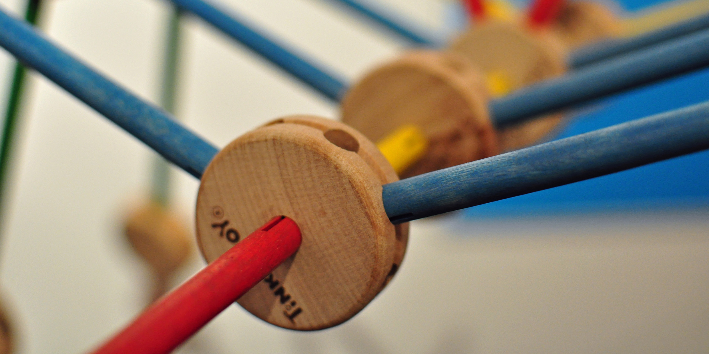 Image of a structure built from a child's construction toy