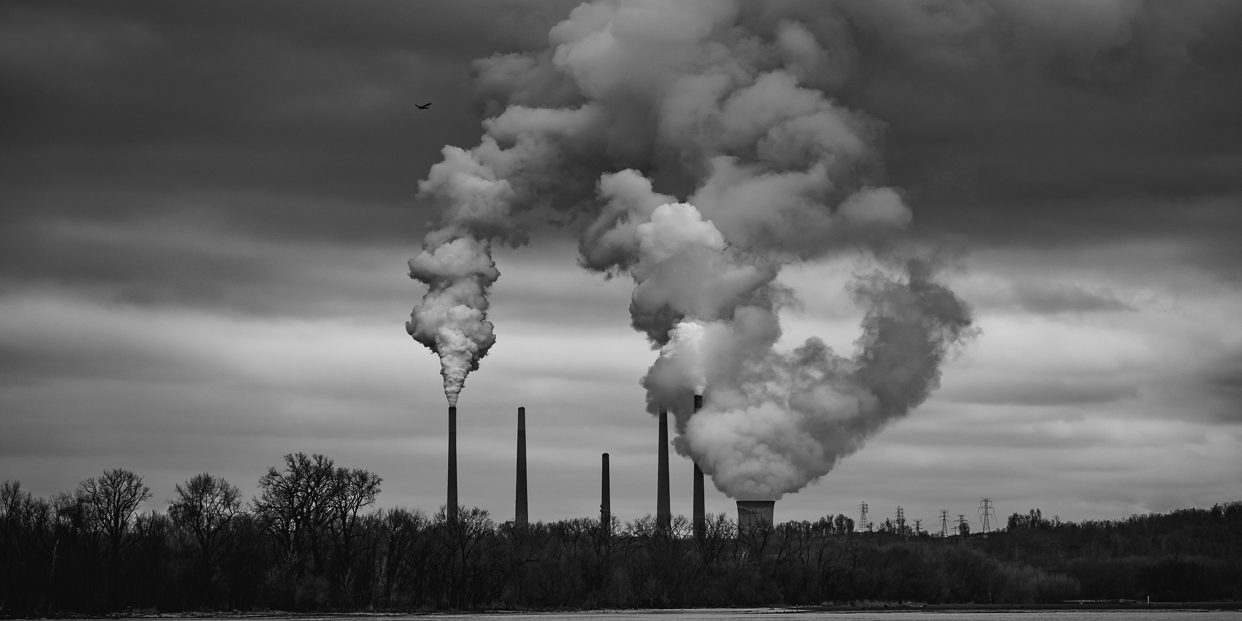 Image of billowing smokestacks