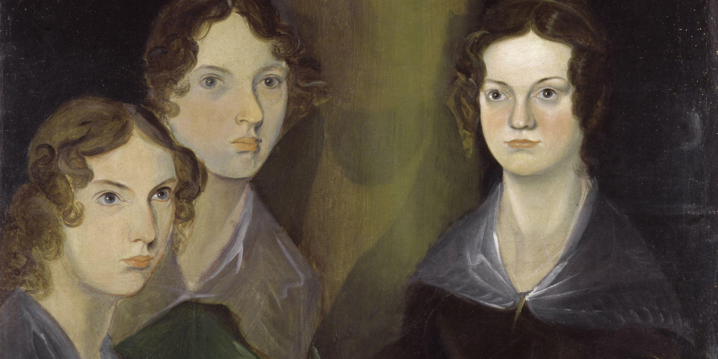 Portrait painting of three 19th-century women
